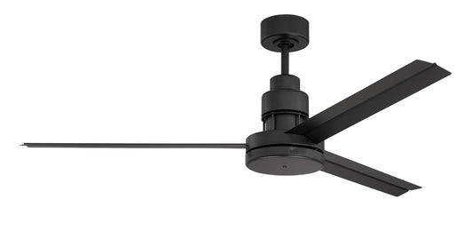 Mondo 54" Indoor/Outdoor 54" Ceiling Fan in Flat Black
