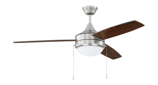 Phaze 3 52" Ceiling Fan in Brushed Polished Nickel