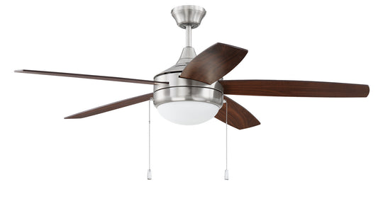 Phaze 5 52" Ceiling Fan in Brushed Polished Nickel