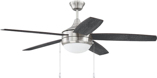 Phaze 5 52" Ceiling Fan in Brushed Polished Nickel