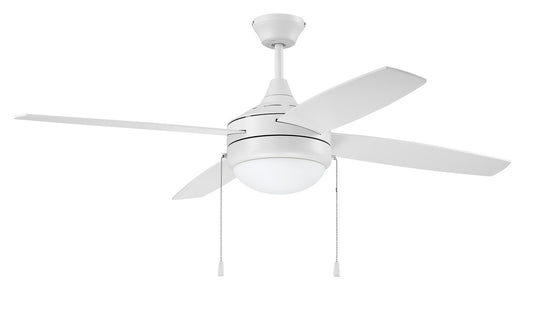 Phaze 4 52" Ceiling Fan in White