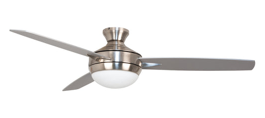 Targas 52" 52" Ceiling Fan in Brushed Polished Nickel