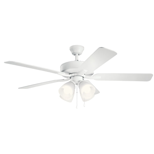 Basics Pro Premier 52"Ceiling Fan in Matte White