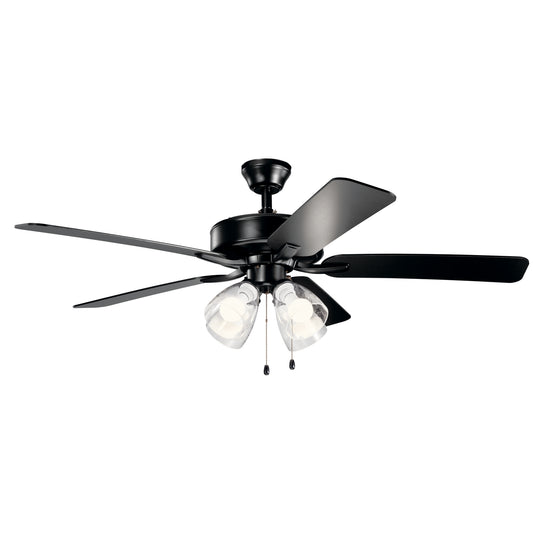 Basics Pro Premier 52"Ceiling Fan in Satin Black