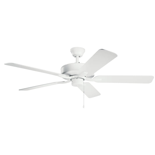 Basics Pro 52"Ceiling Fan in Matte White