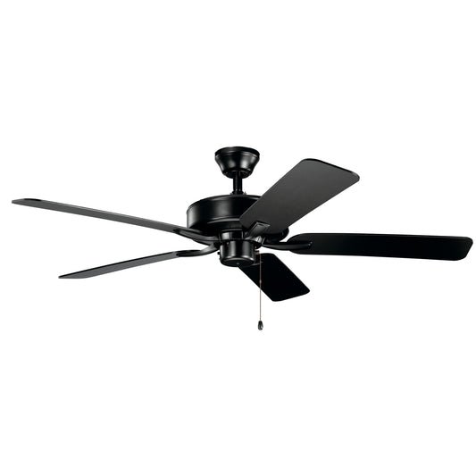 Basics Pro 52"Ceiling Fan in Satin Black