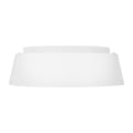 Asher Three Light Flush Mount in Matte White