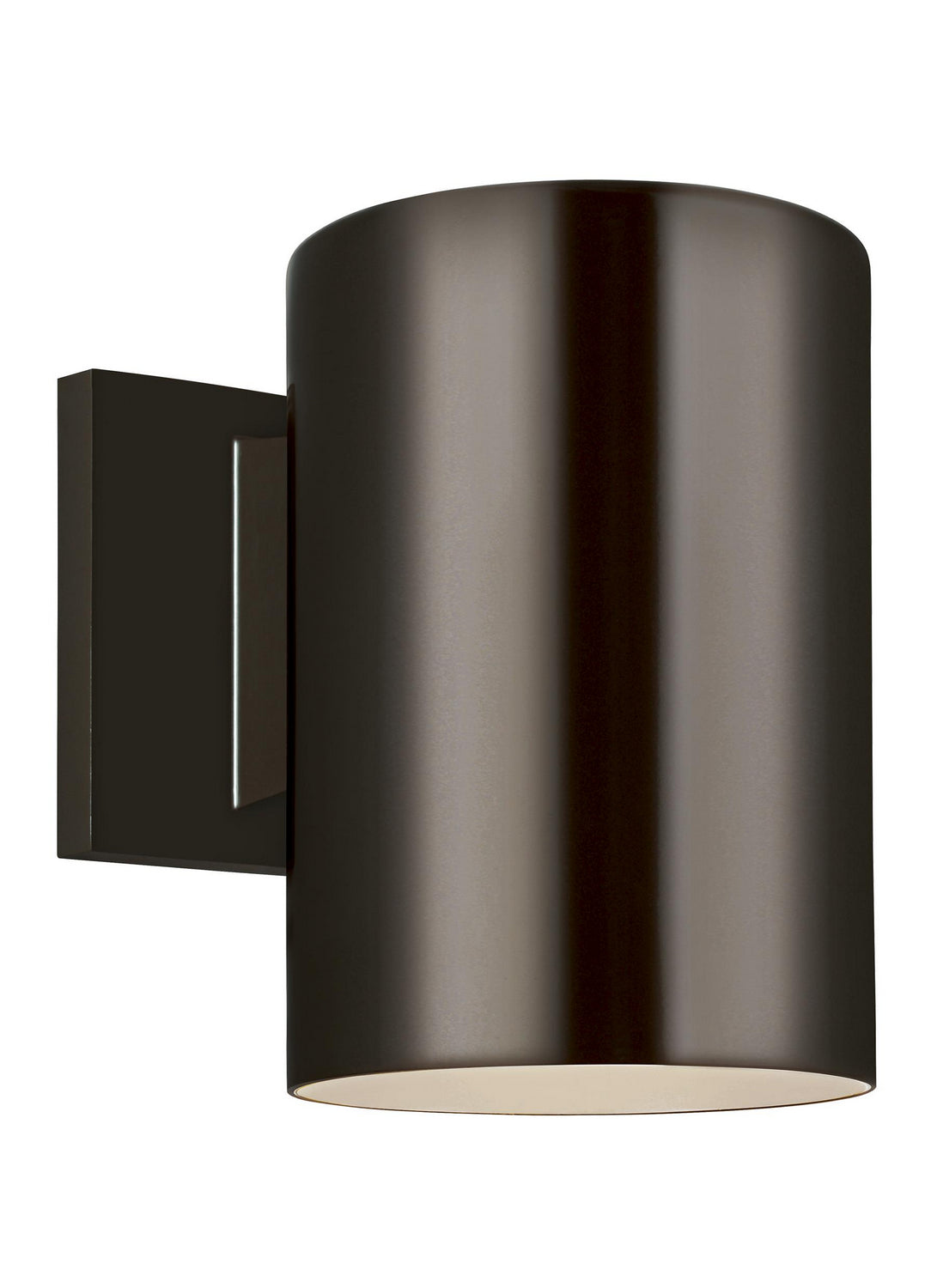Outdoor Cylinders One Light Outdoor Wall Lantern in Bronze