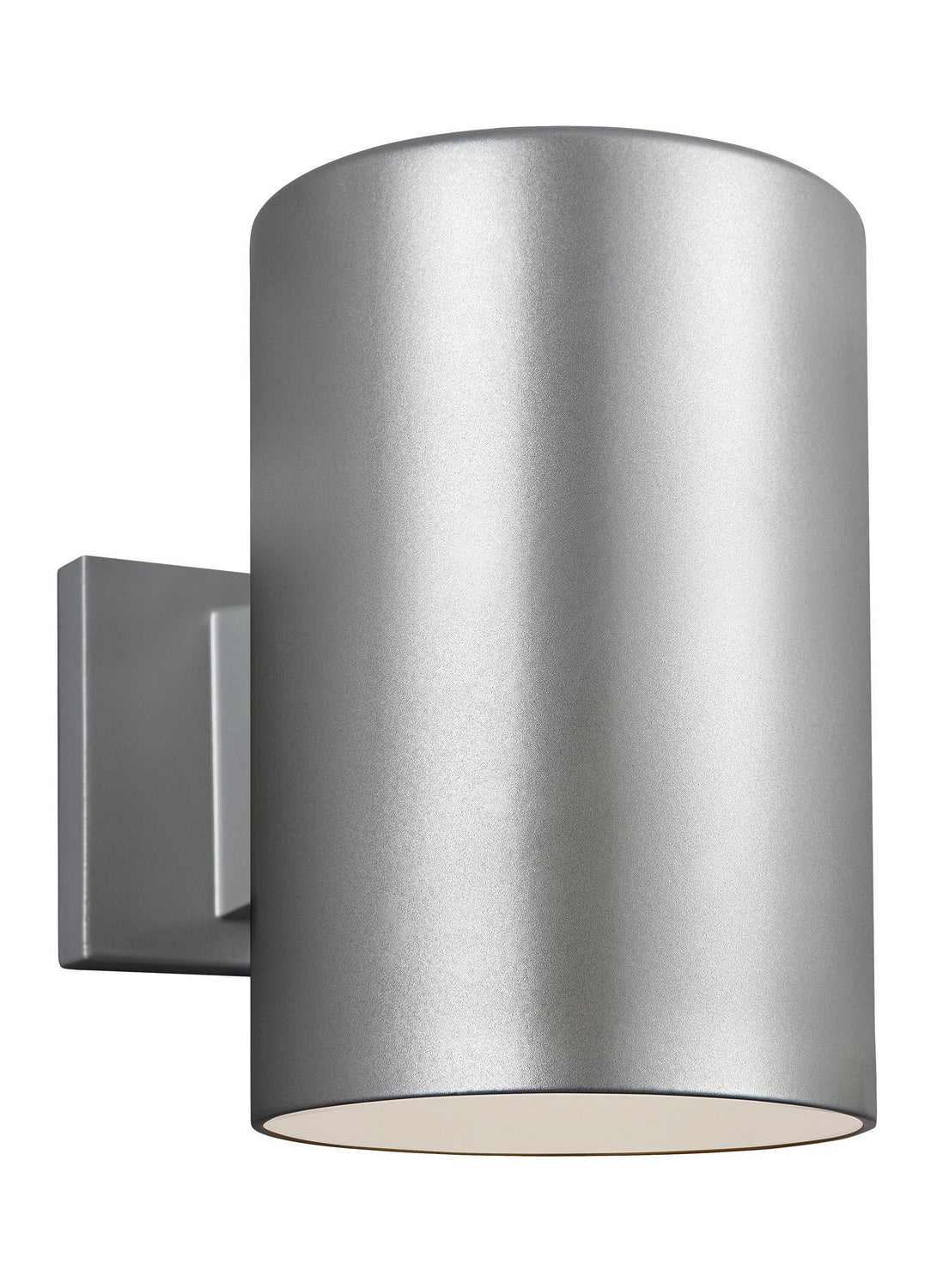 Outdoor Cylinders One Light Outdoor Wall Lantern in Painted Brushed Nickel
