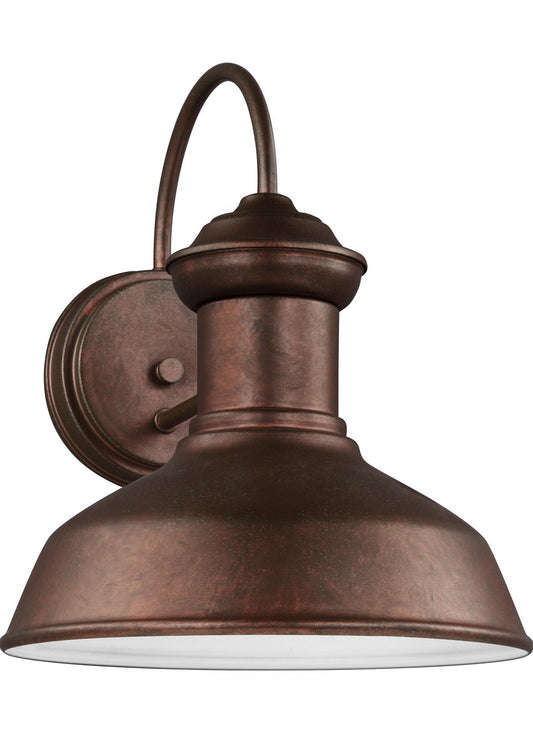Fredricksburg One Light Outdoor Wall Lantern in Weathered Copper