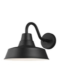 Barn Light One Light Outdoor Wall Lantern in Black