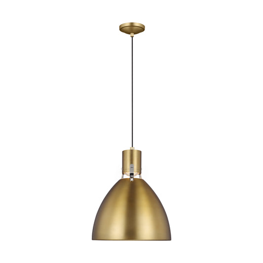 Brynne LED Pendant in Burnished Brass