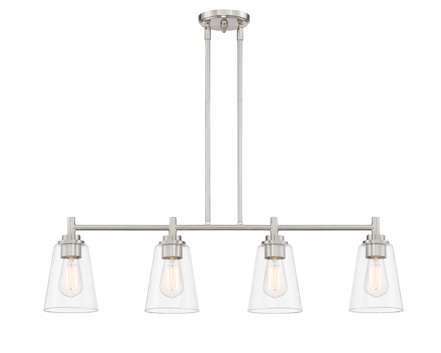 Westin Four Light Island Pendant in Satin Platinum