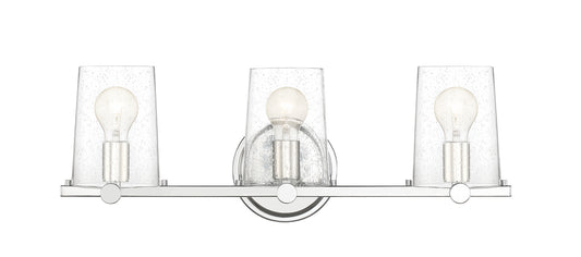Matteson Three Light Bath Bar in Chrome