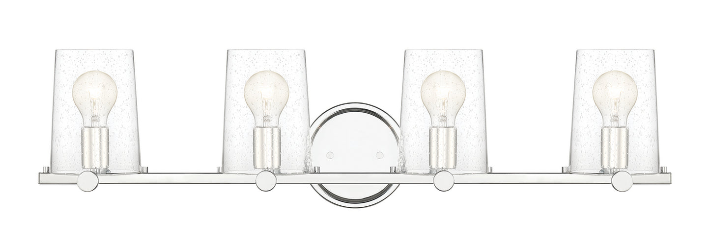 Matteson Four Light Bath Bar in Chrome
