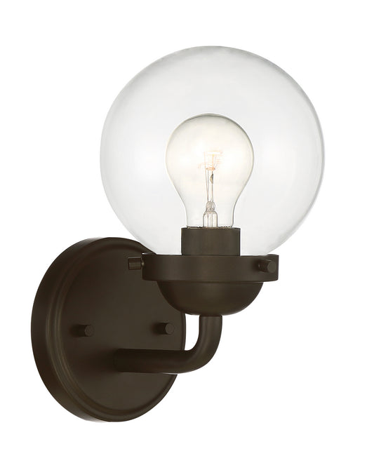 Knoll One Light Wall Sconce in Oil Rubbed Bronze