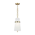 Cordtlandt One Light Pendant in Burnished Brass