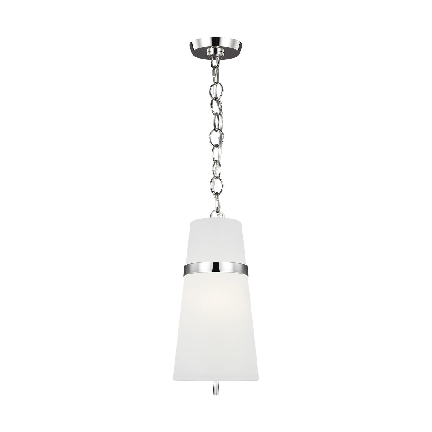 Cordtlandt One Light Pendant in Polished Nickel