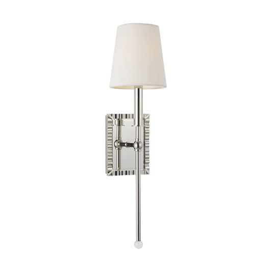 Baxley One Light Wall Sconce in Polished Nickel