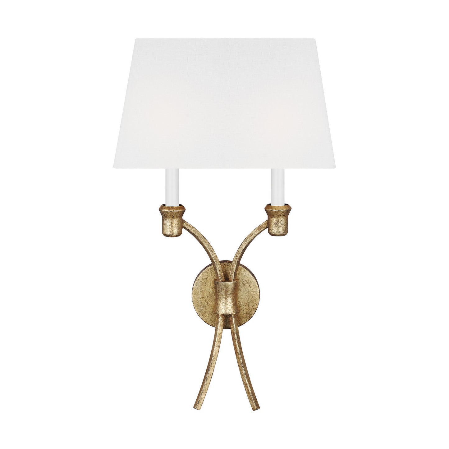 Westerly Two Light Wall Sconce in Antique Gild