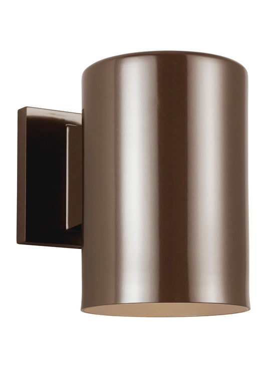 Outdoor Cylinders One Light Outdoor Wall Lantern in Bronze