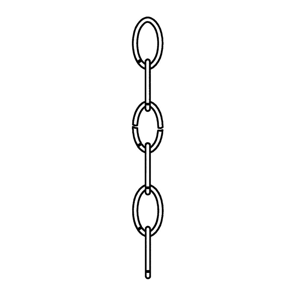 Generation Lighting - 9100-08 - Decorative Chain - Replacement Chain - Textured Rust Patina