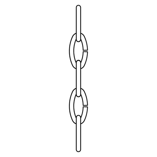 Generation Lighting - 9116-965 - Decorative Chain - Replacement Chain - Antique Brushed Nickel