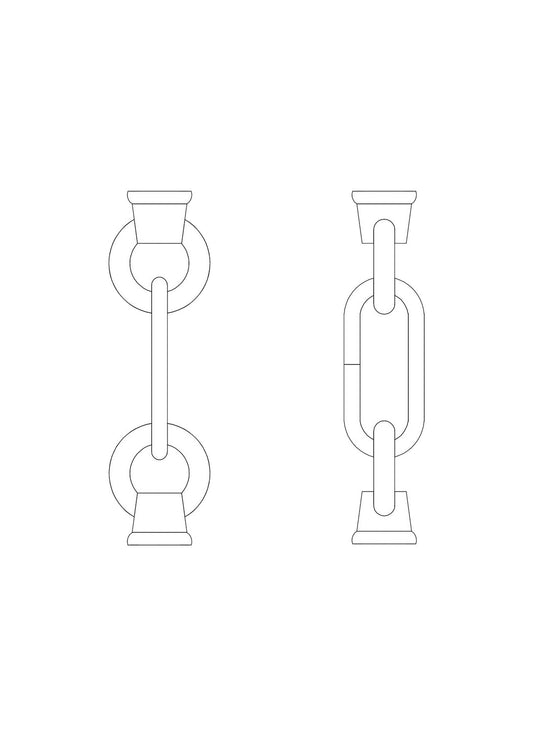 Generation Lighting - 9122-05 - Link and Loop - Replacement Chain - Chrome