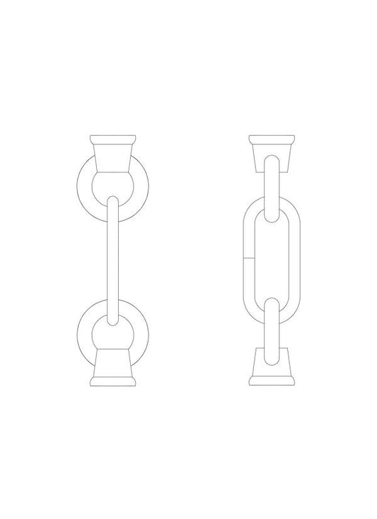 Generation Lighting - 9122-715 - Link and Loop - Replacement Chain - Autumn Bronze