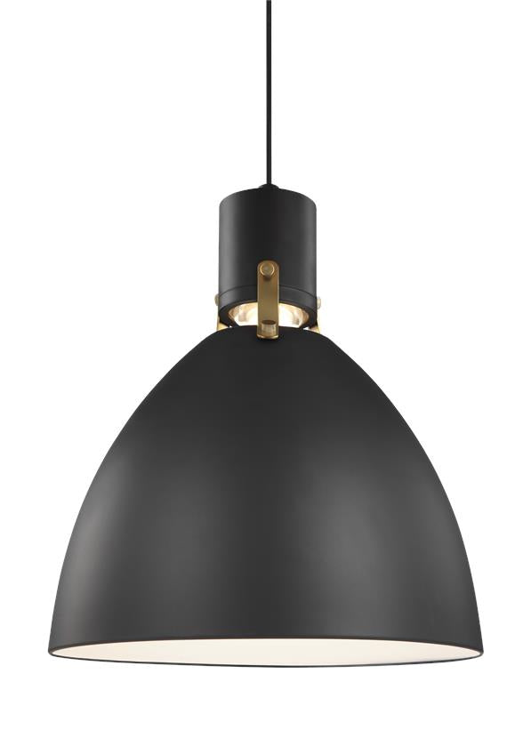 Brynne LED Pendant in Matte Black