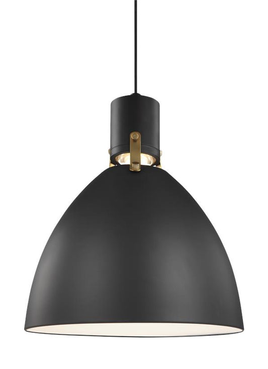 Brynne LED Pendant in Matte Black