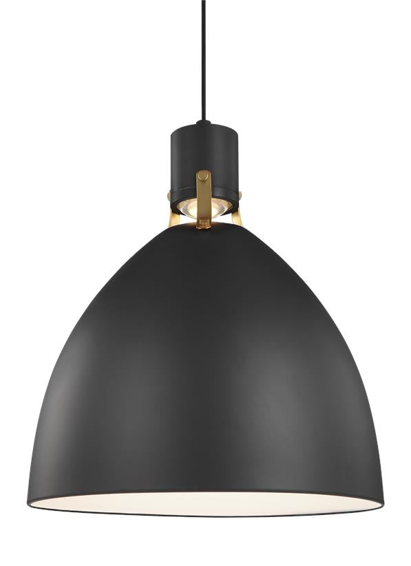 Brynne LED Pendant in Matte Black