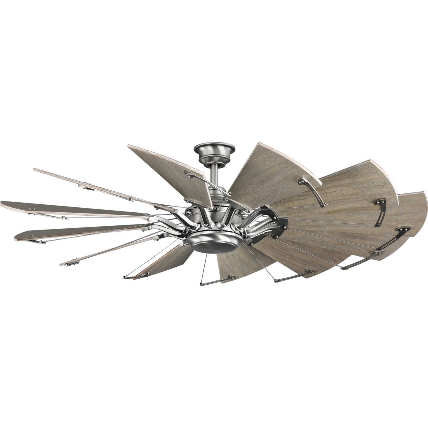 Springer 60" Ceiling Fan in Antique Nickel