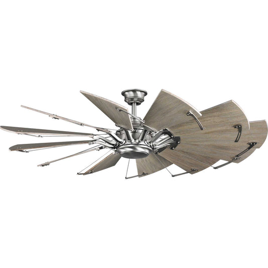 Springer 60" Ceiling Fan in Antique Nickel