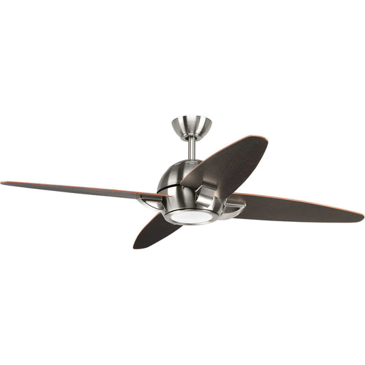 Soar 54" 54" Ceiling Fan in Brushed Nickel