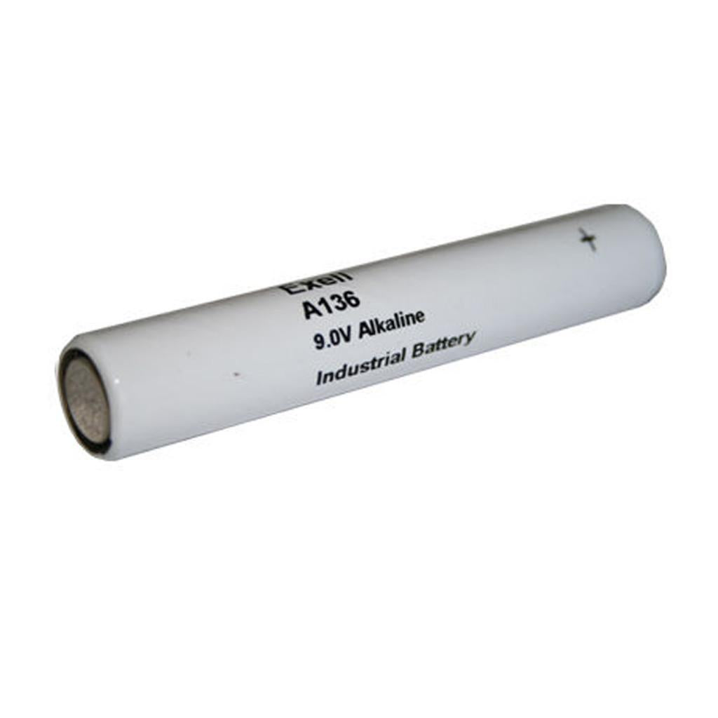 Exell A136 Alkaline 9V Battery 6LR50, EN136A, PC136A