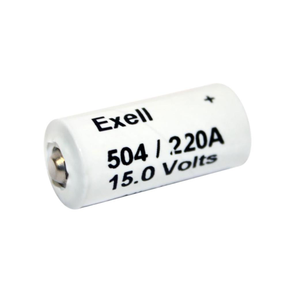 Exell A220 504A Alkaline 15V Battery NEDA 220 LR154 10F15
