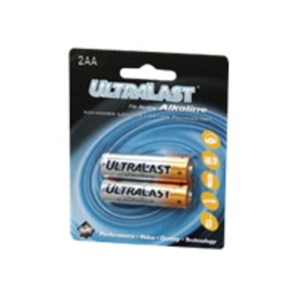 ULTRALAST AA ALKALINE BATTERIES - A PACK OF 2