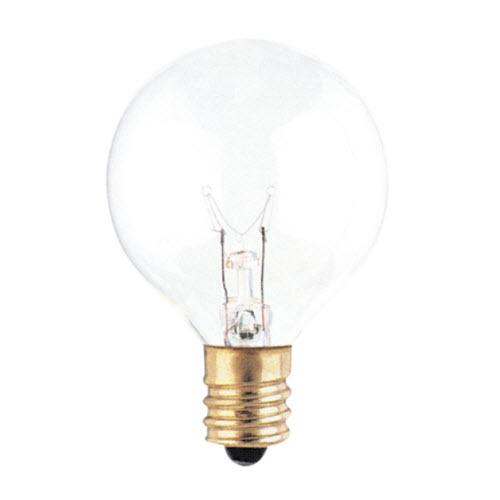 10W G12 Globe Clear E12 Candelabra 130V 301010 10G12CL