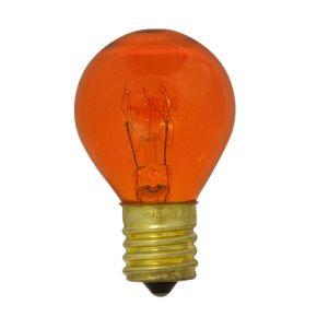 10W S11 Sign Transparent Orange E17 Intermediate 130V 702510