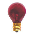 10W S11 Sign Transparent Red E17 Intermediate 130V 702710 10