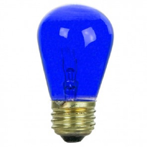 11W S14 Sign Transparent Blue E26 Medium 130V 701311 11S14TB