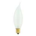 15W CA8 25mm Flame Frost E12 Candelabra 130V 404115 15CFF/25