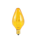 15W F10 Fiesta Amber E12 Candelabra 130V 420215 15F10A