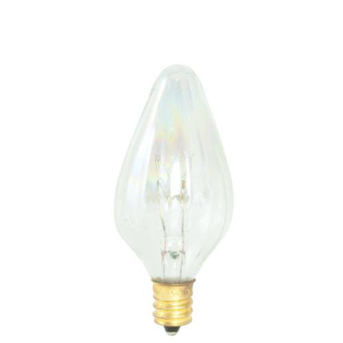 15W F10 Fiesta Clear E12 Candelabra 130V 420115 15F10CL