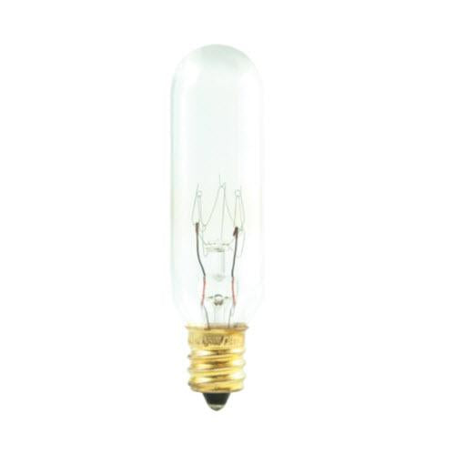 15W T6 Tubular Clear E12 Candelabra 130V 707115 15T6