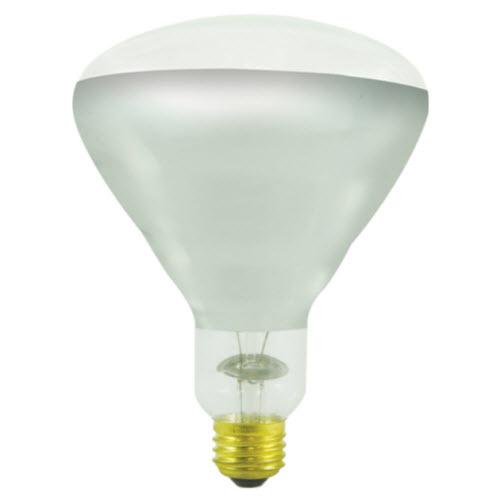 250W BR40 Reflector Clear - Heat Lamp E26 Medium 130V 714025