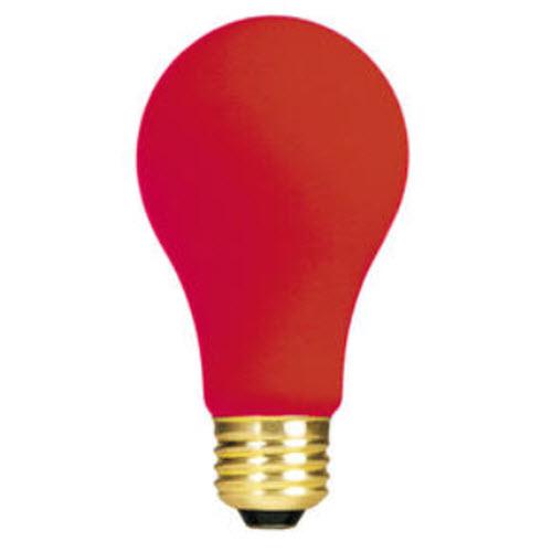 25W A19 Ceramic Red E26 Medium 120V 106725 25A/CR