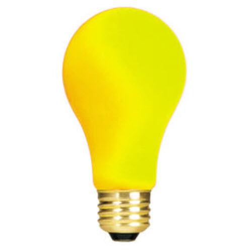 25W A19 Ceramic Yellow E26 Medium 120V 106825 25A/CY