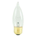 25W CA10 32mm Flame Clear E26 Medium 130V 408025 25EFC/3